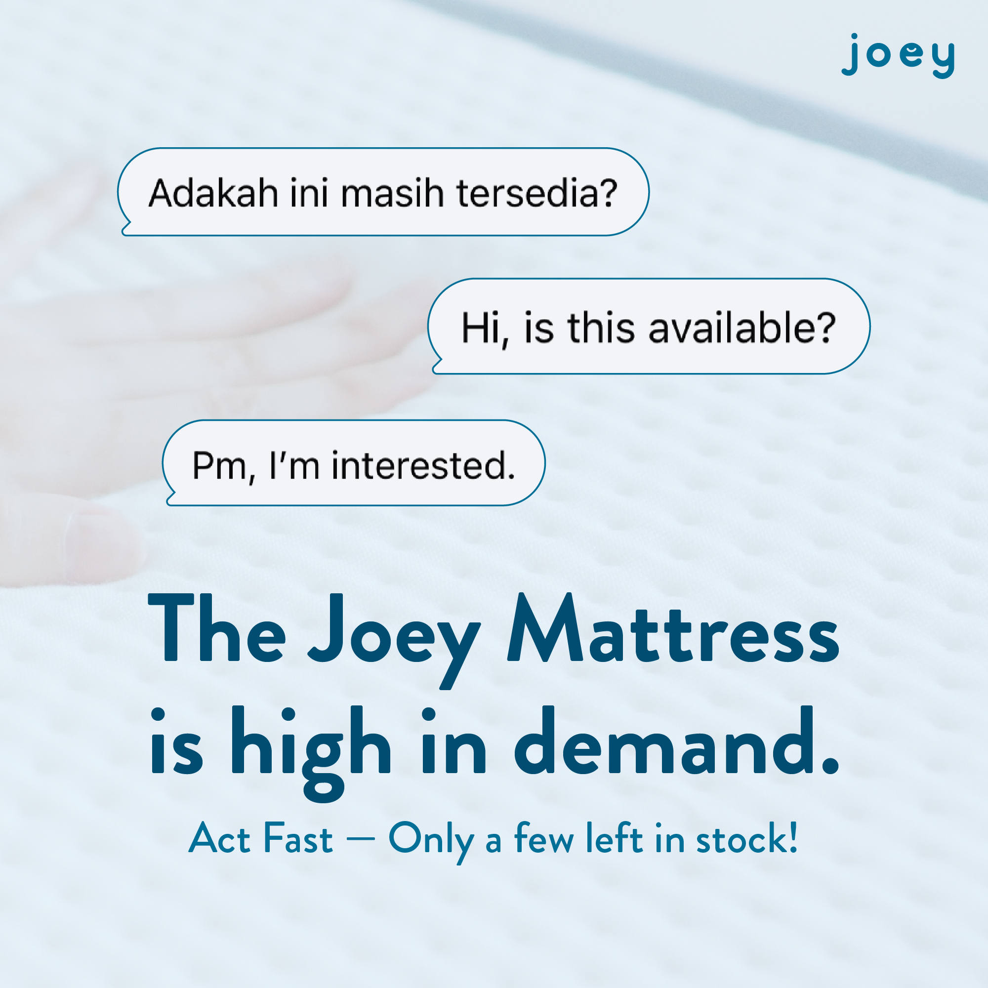 Joey Mattress Facebook ad