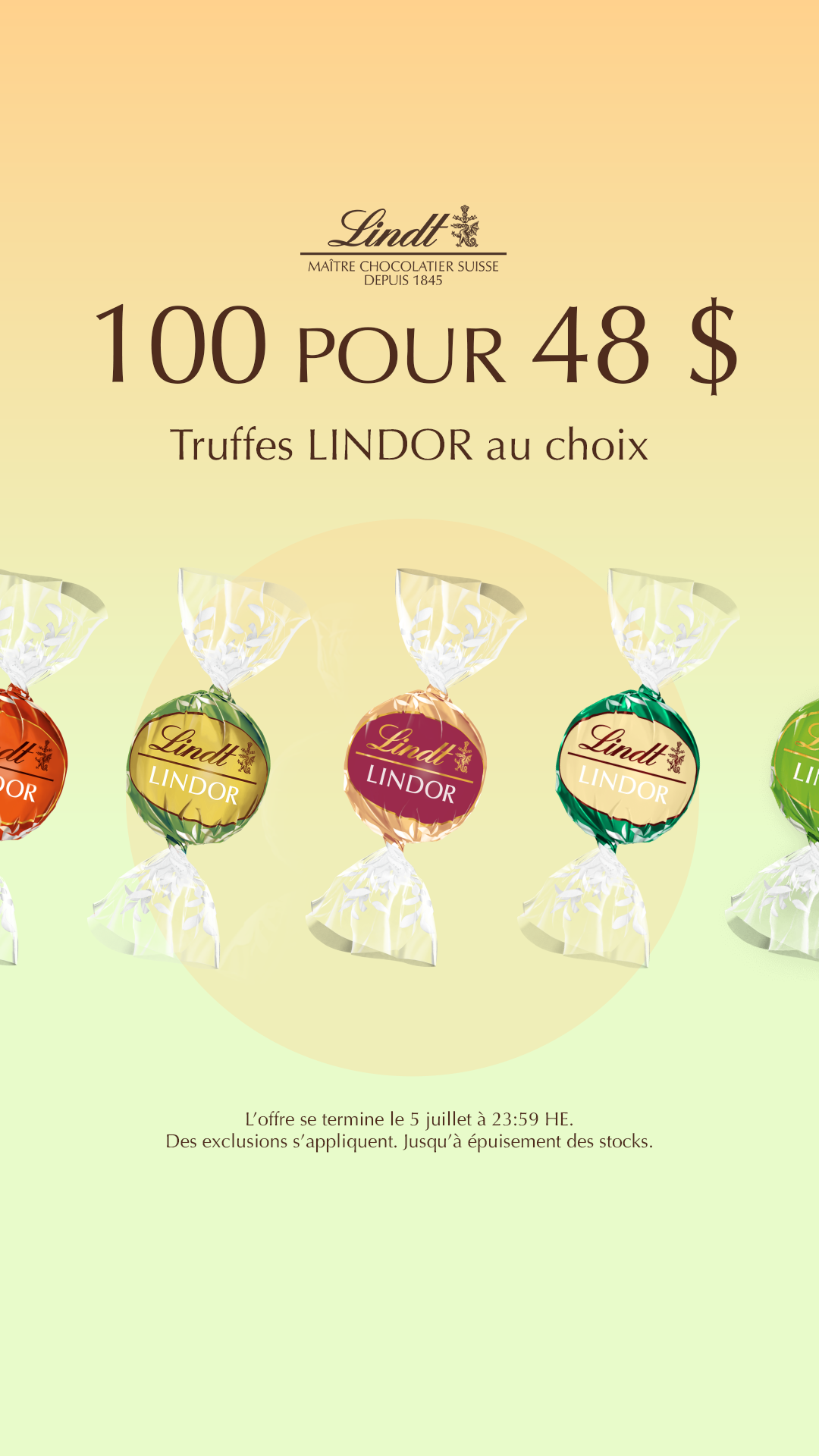 Lindt Facebook ad from Jun 26, 2026