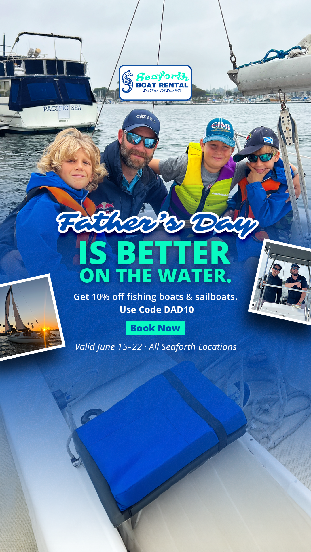 Seaforth Boat Rentals Facebook ad