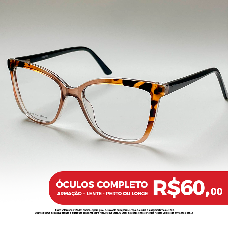 ES Projeto Óculos Para Todos Facebook ad: ÓCULOS COMPLETO ARMAÇÃO + LENTE POR R$60,00