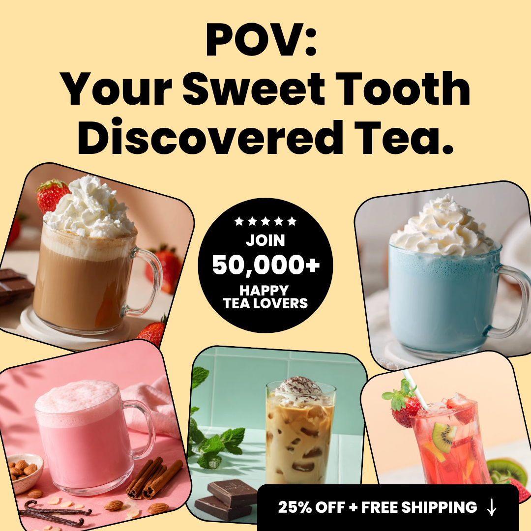 Tealish Facebook ad: Life’s Too Short for Boring Tea