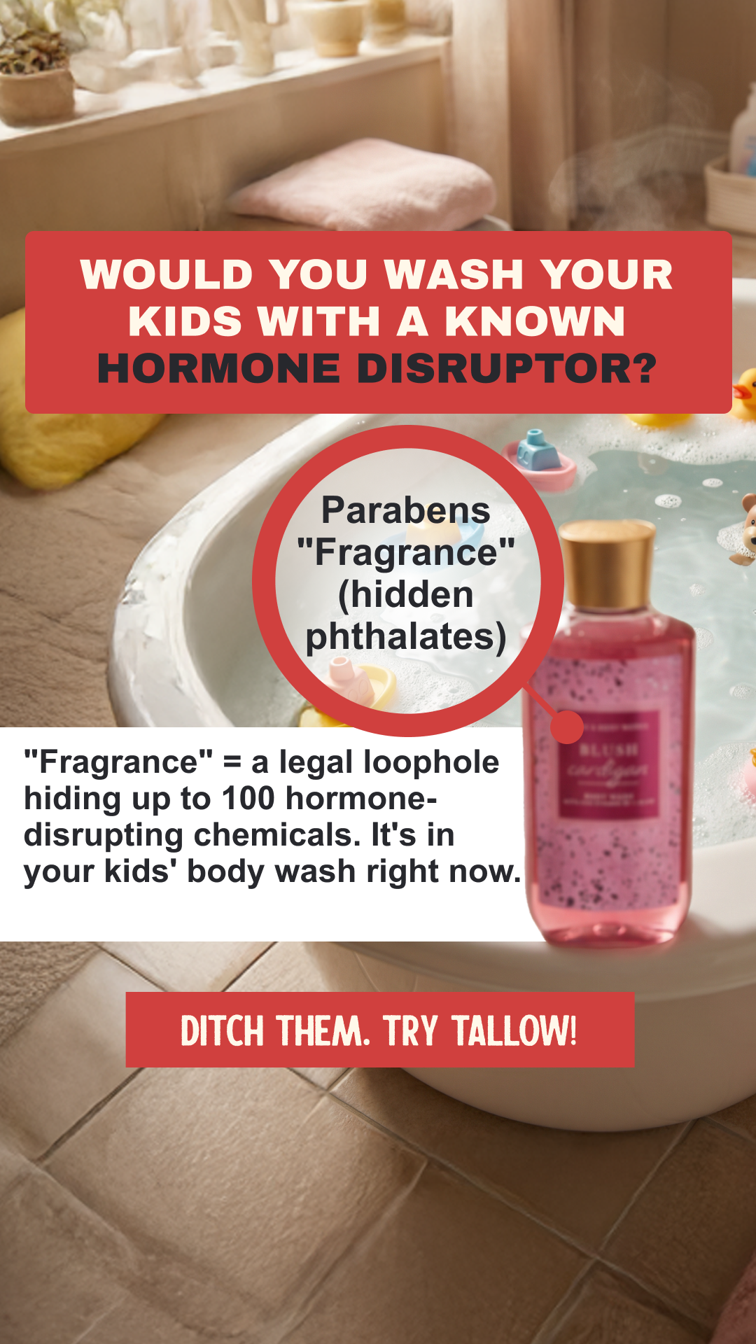 Papabear Naturals Facebook ad