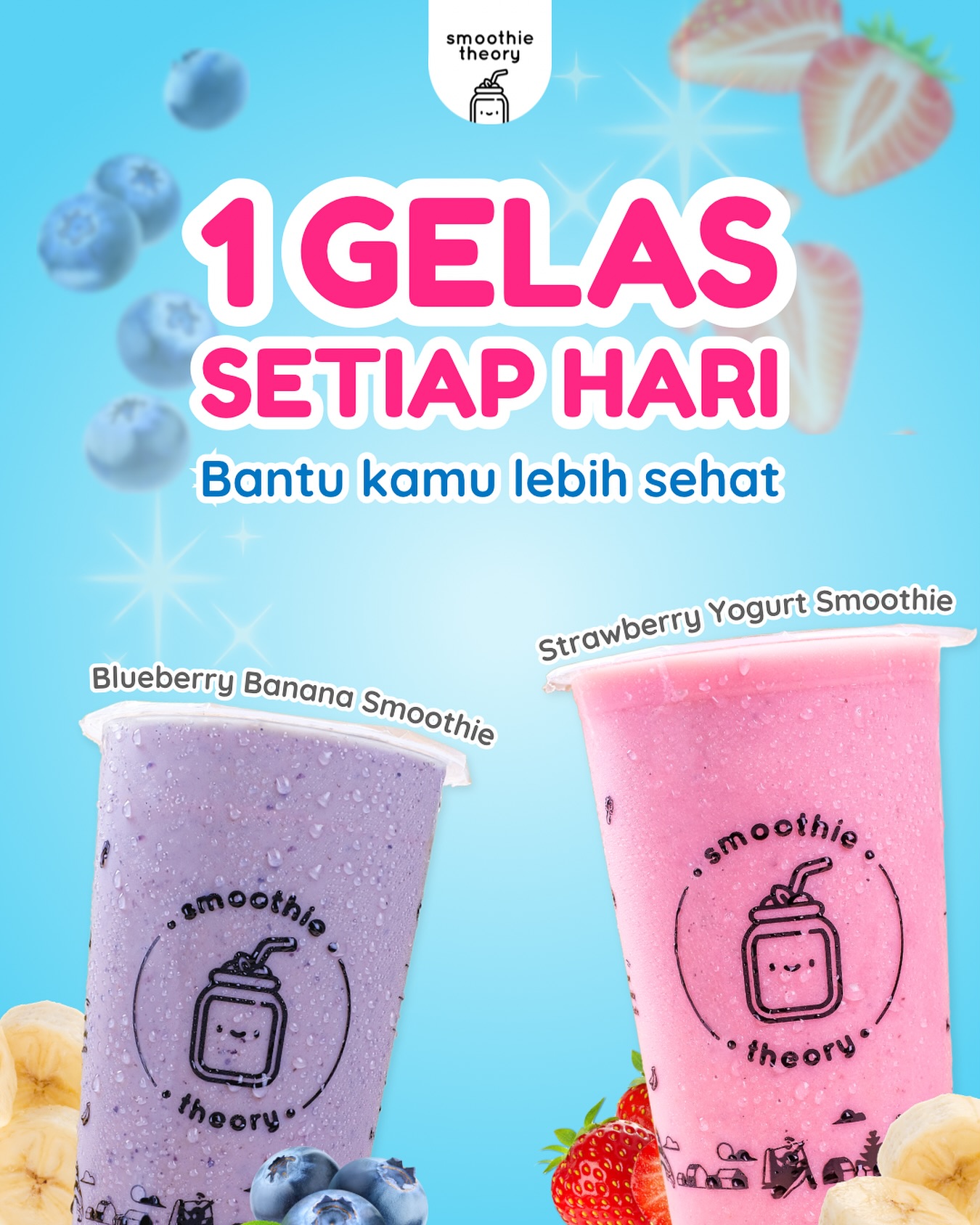 Smoothie Theory Facebook ad: Smoothie Theory | Instagram | Linktree