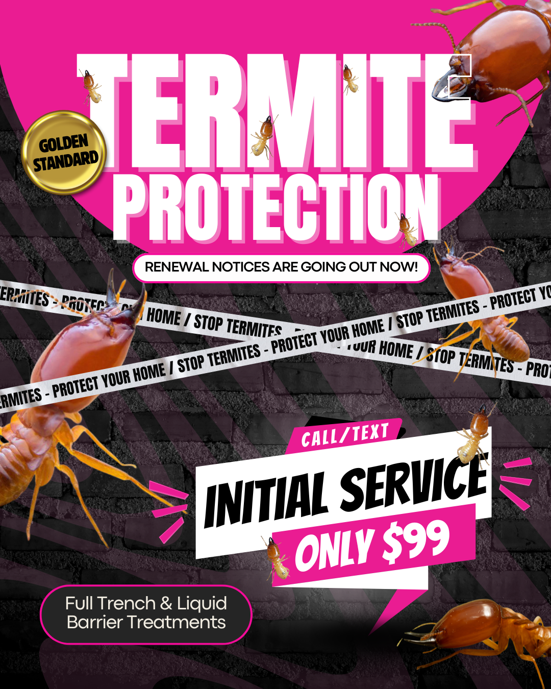 LydyBug Pest Control Facebook ad from Jan 30, 2026