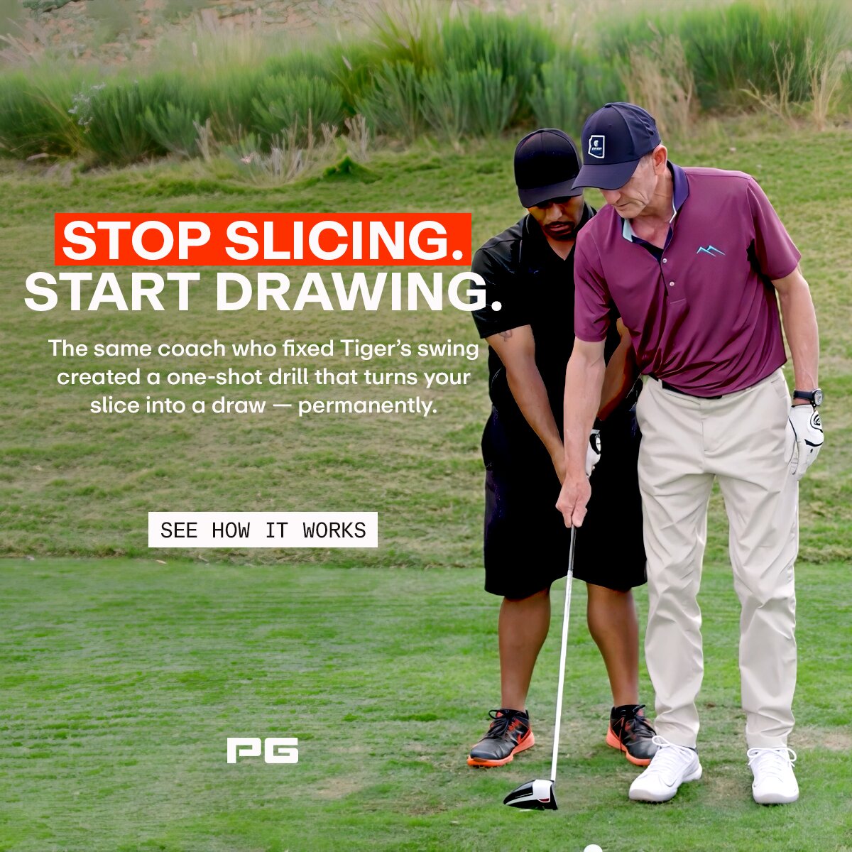 Hank Haney's One-Shot Slice Fix Facebook ad