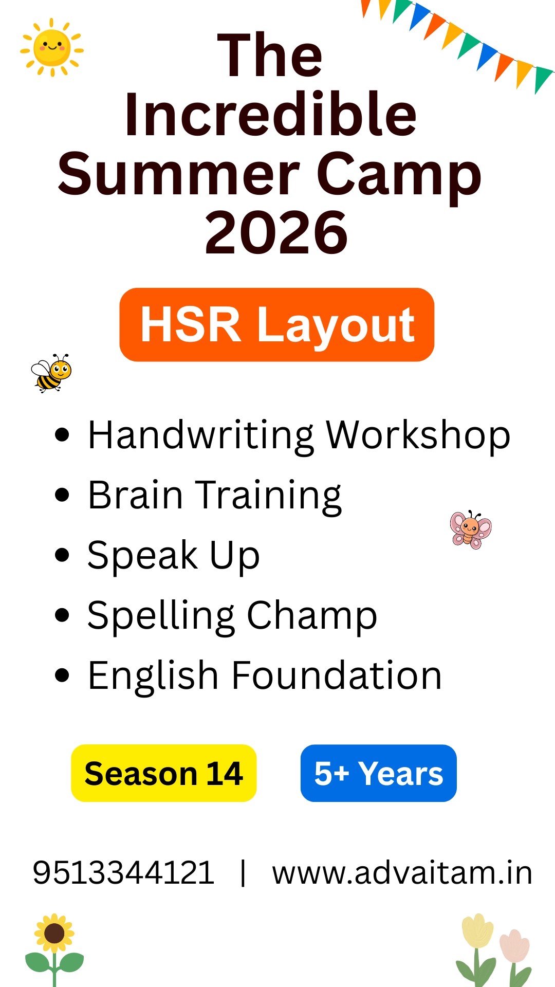 Advaitam Child Enrichment Centre, HSR Layout, Bangalore Facebook ad from Mar 19, 2026