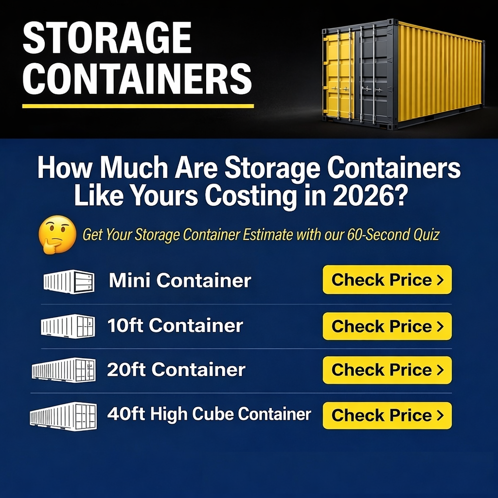 Industrial Supply Spot Facebook ad: Get Your Portable Storage Quote Fast!