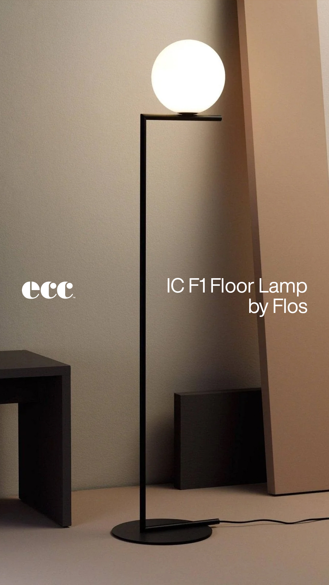 ECC New Zealand Facebook ad: Ready To Ship: IC F1 Floor Lamp