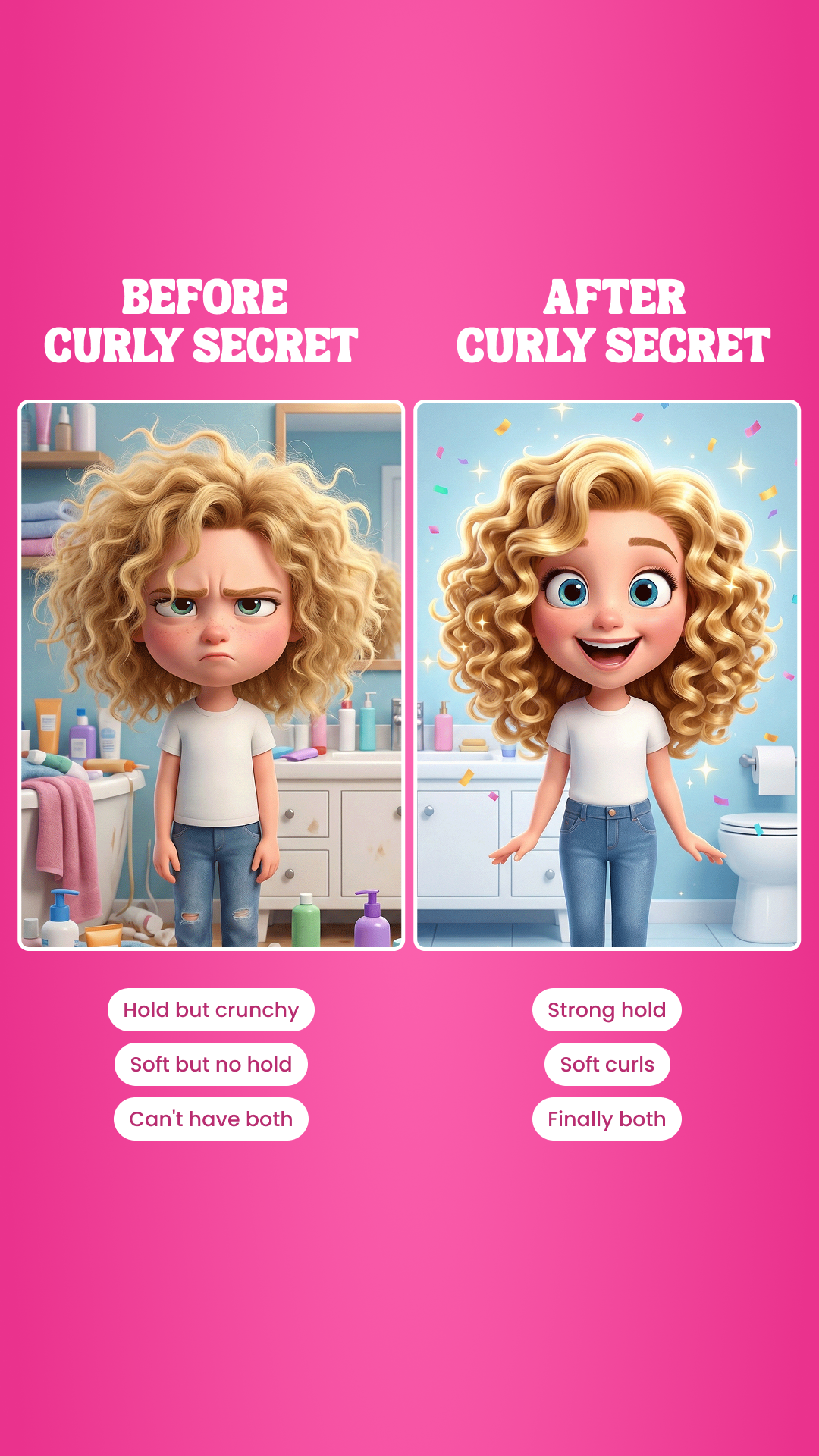 Curly Secret Facebook ad