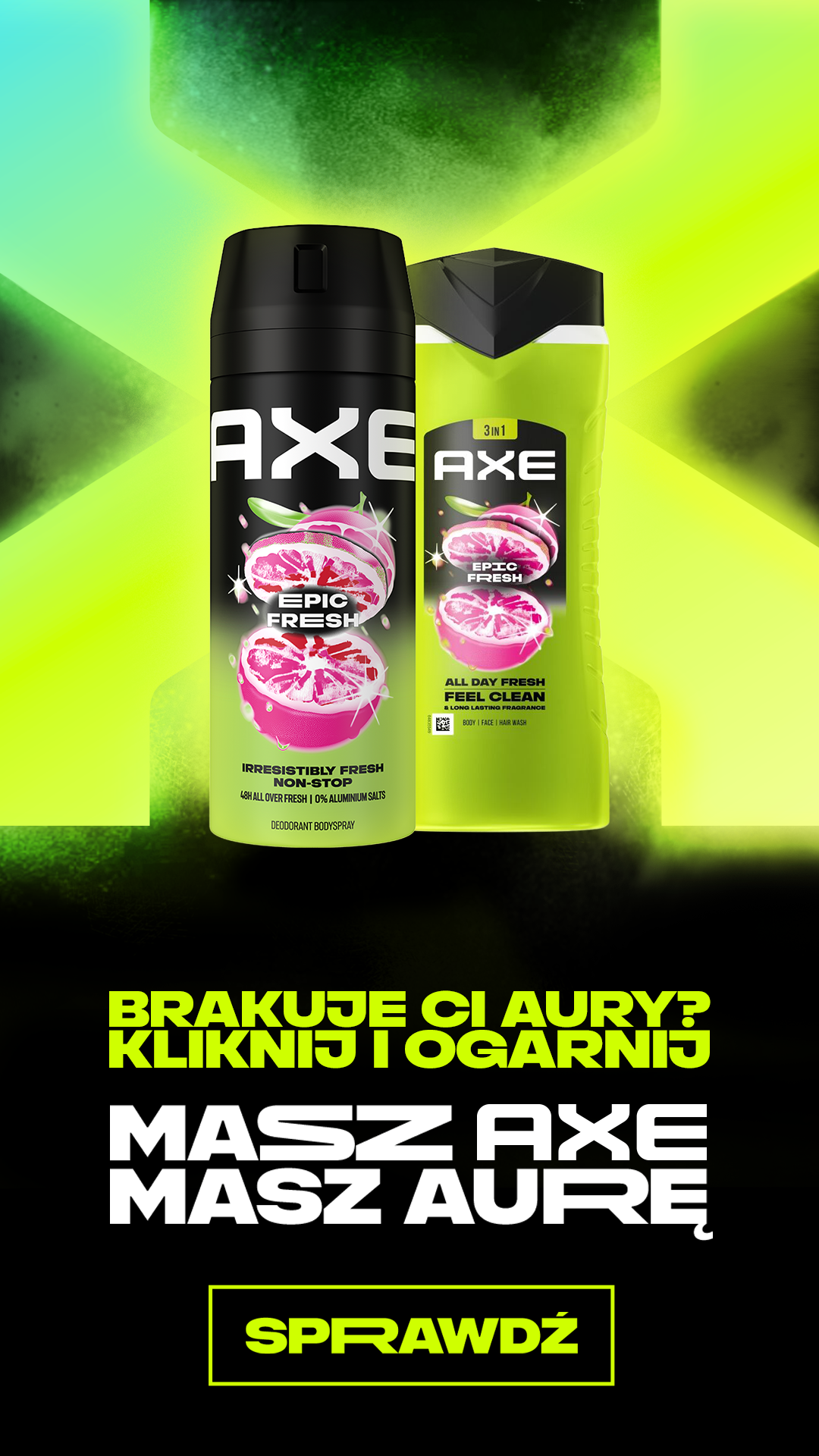 AXE PL Facebook ad
