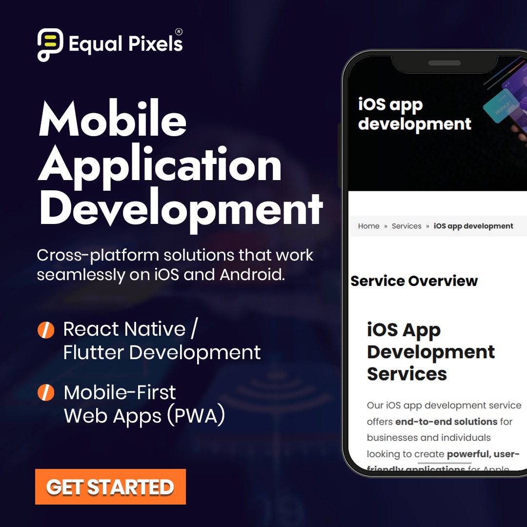 Equal Pixels Facebook ad: Your Idea. Our App.