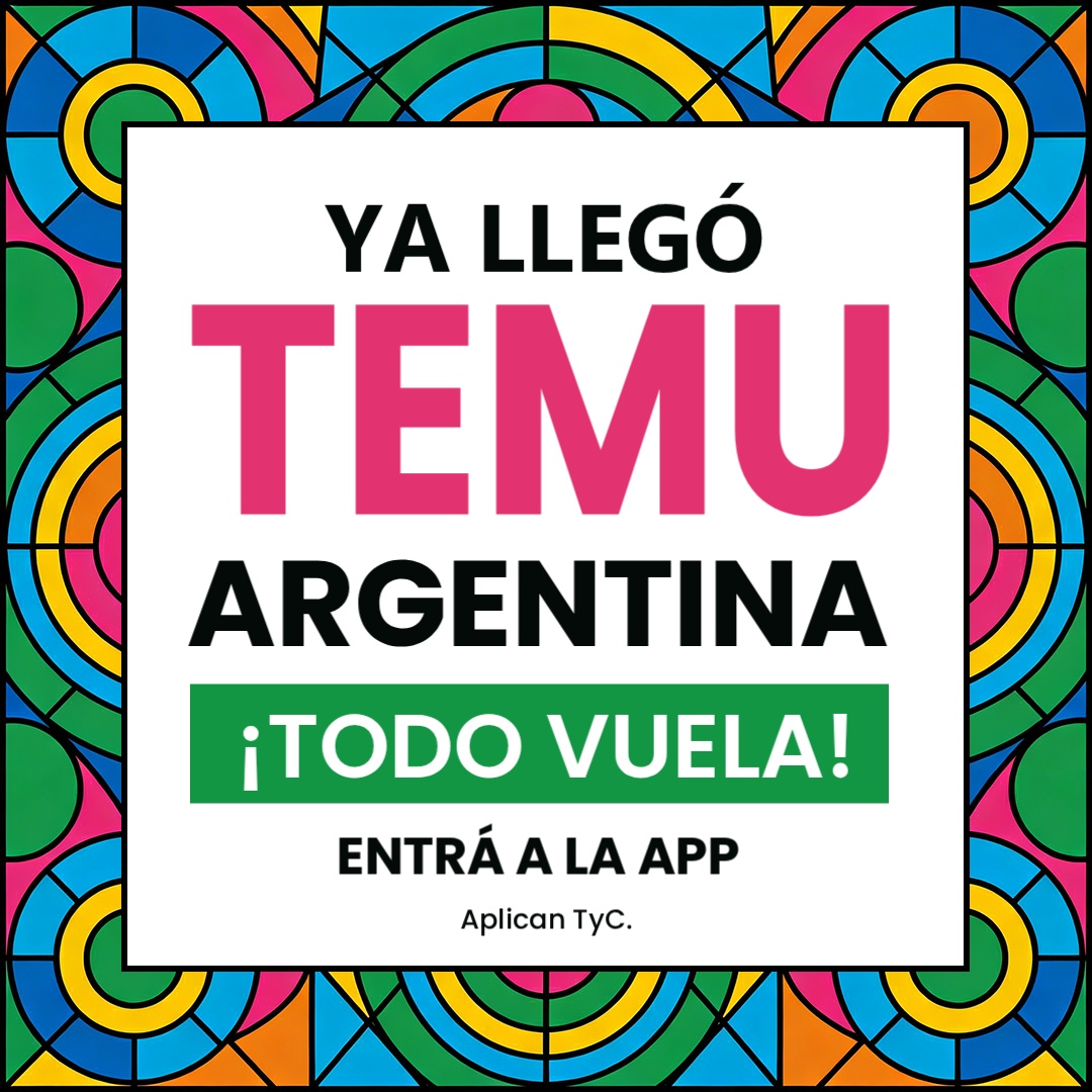 Temu Argentina Facebook ad
