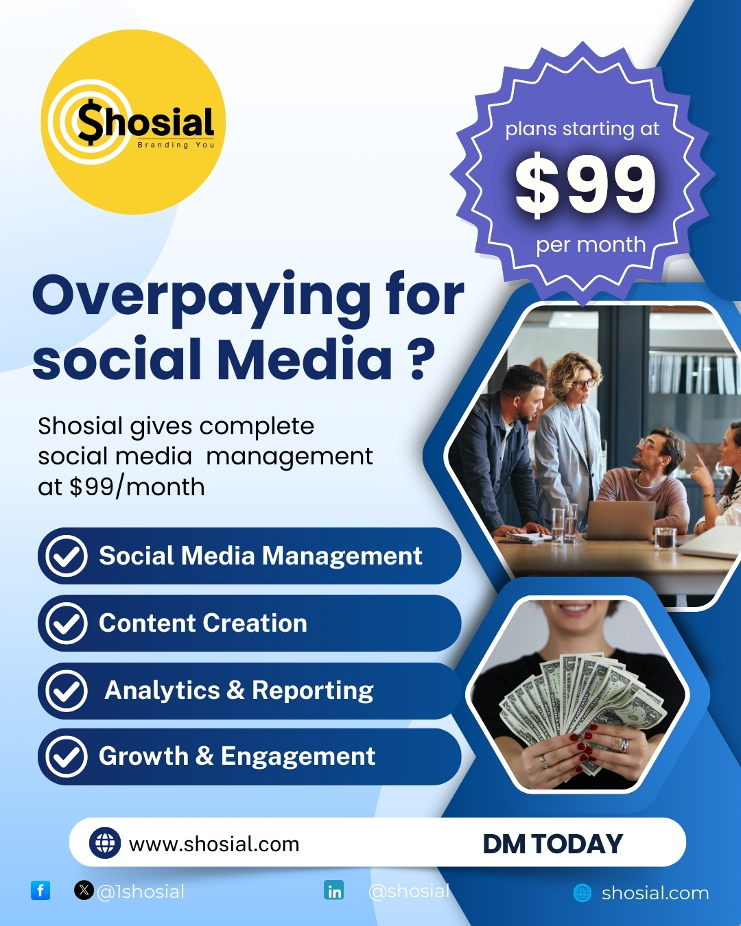 Shosial Facebook ad from Jan 22, 2026