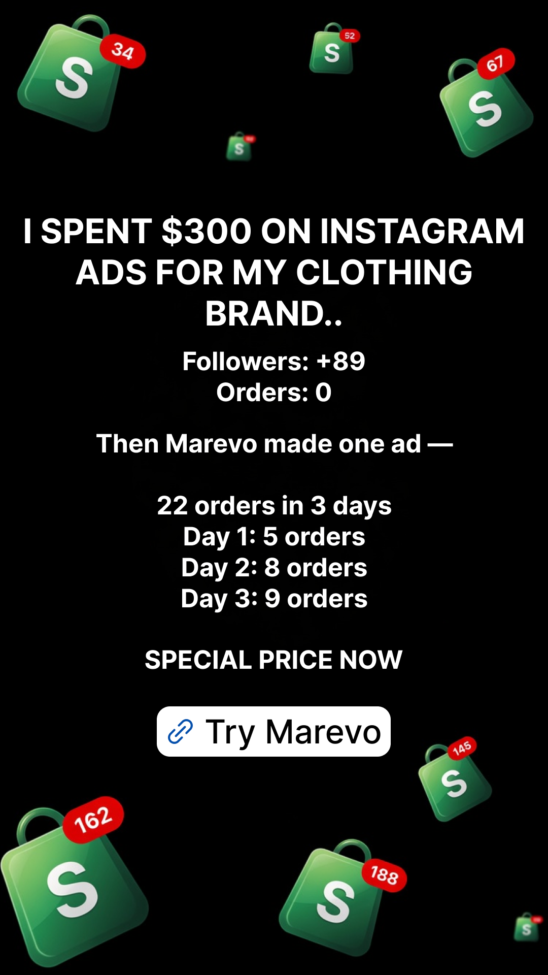 Marevo - AI Ads That Sell Facebook ad: START CREATE AI ADS