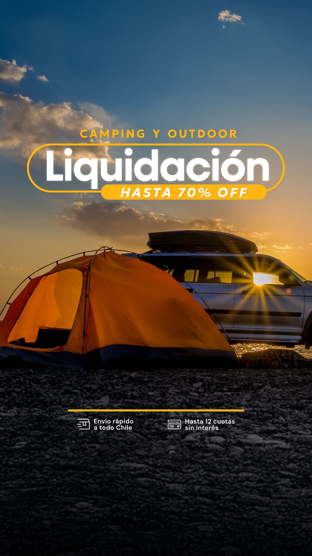 Terra Force Facebook ad: Liquidación con hasta 70% off