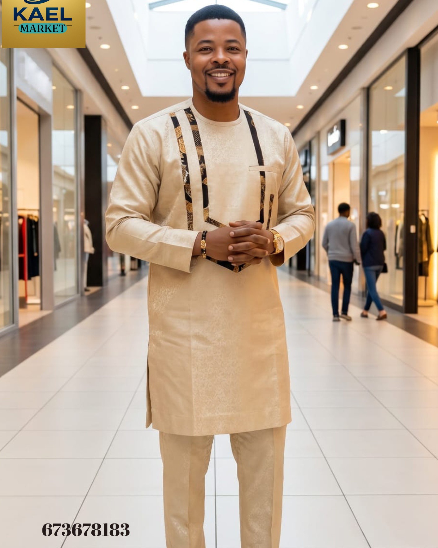 KAEL Market Luxury Clothing Facebook ad: Vos Ensembles Sénateurs disponibles, avec des tissus…