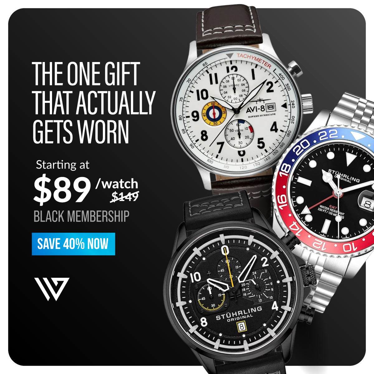 Watch Gang Facebook ad: Get Up to $500 in Value, 40% OFF