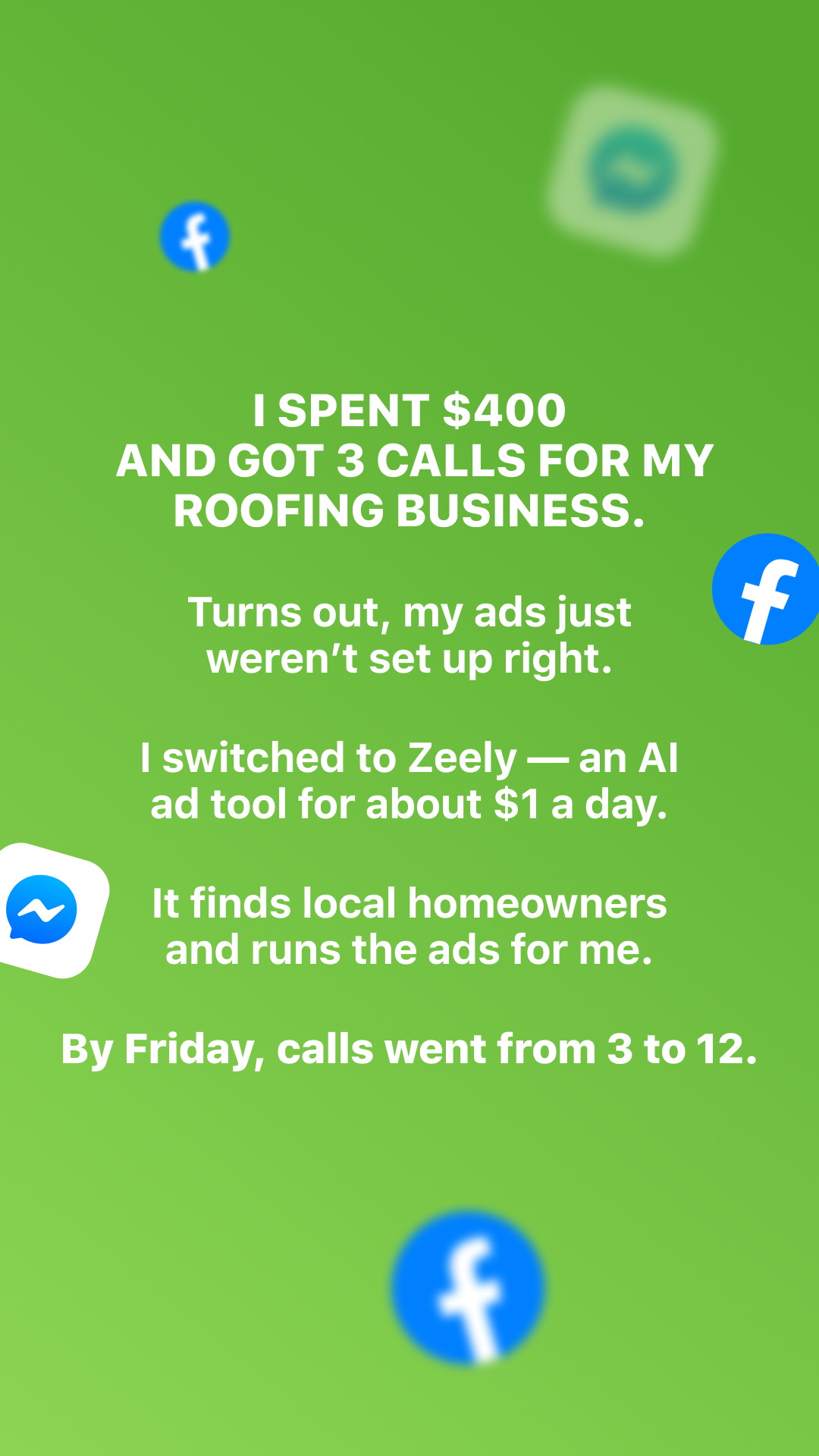 Zeely Facebook ad