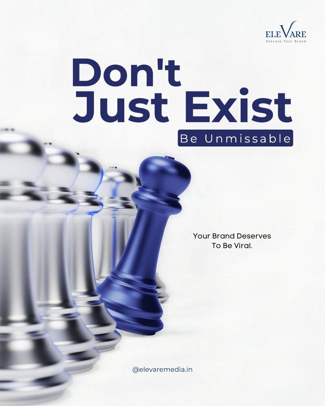 Elevare Media Facebook ad: Don’t just exist, be unmissable.