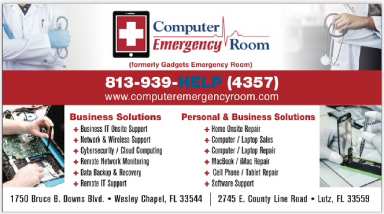 Computer Emergency Room Florida Facebook ad: Book Your Appointment with Computer Emergency Room
