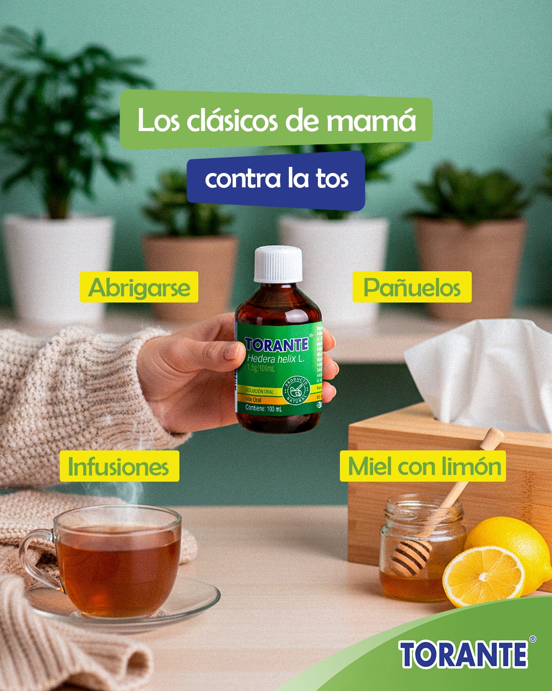 Torante Perú Facebook ad: Mamá siempre tiene un clásico para cuidarnos.