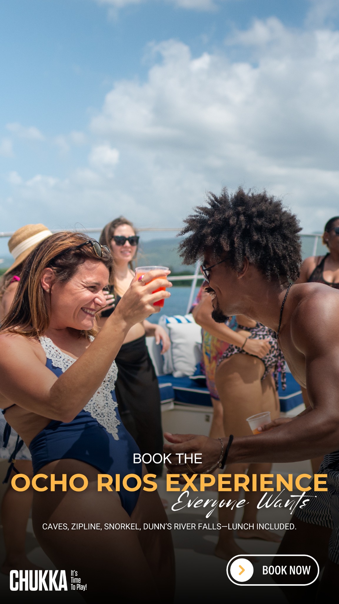 Chukka Caribbean Adventures Facebook ad from Apr 3, 2026
