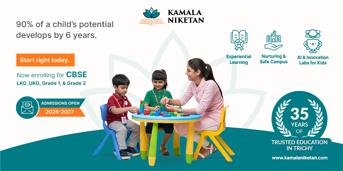Kamala Niketan Montessori School - CBSE Facebook ad: Admissions now open for 2026-27!