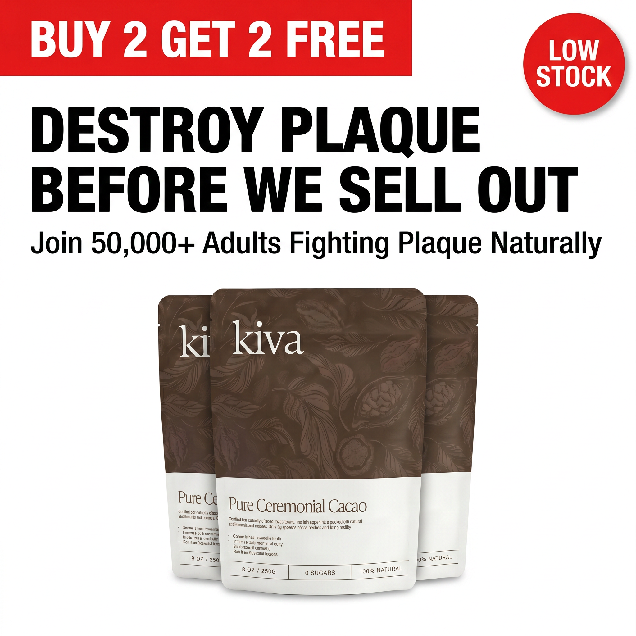 Kiva Cacao Superfood Facebook ad