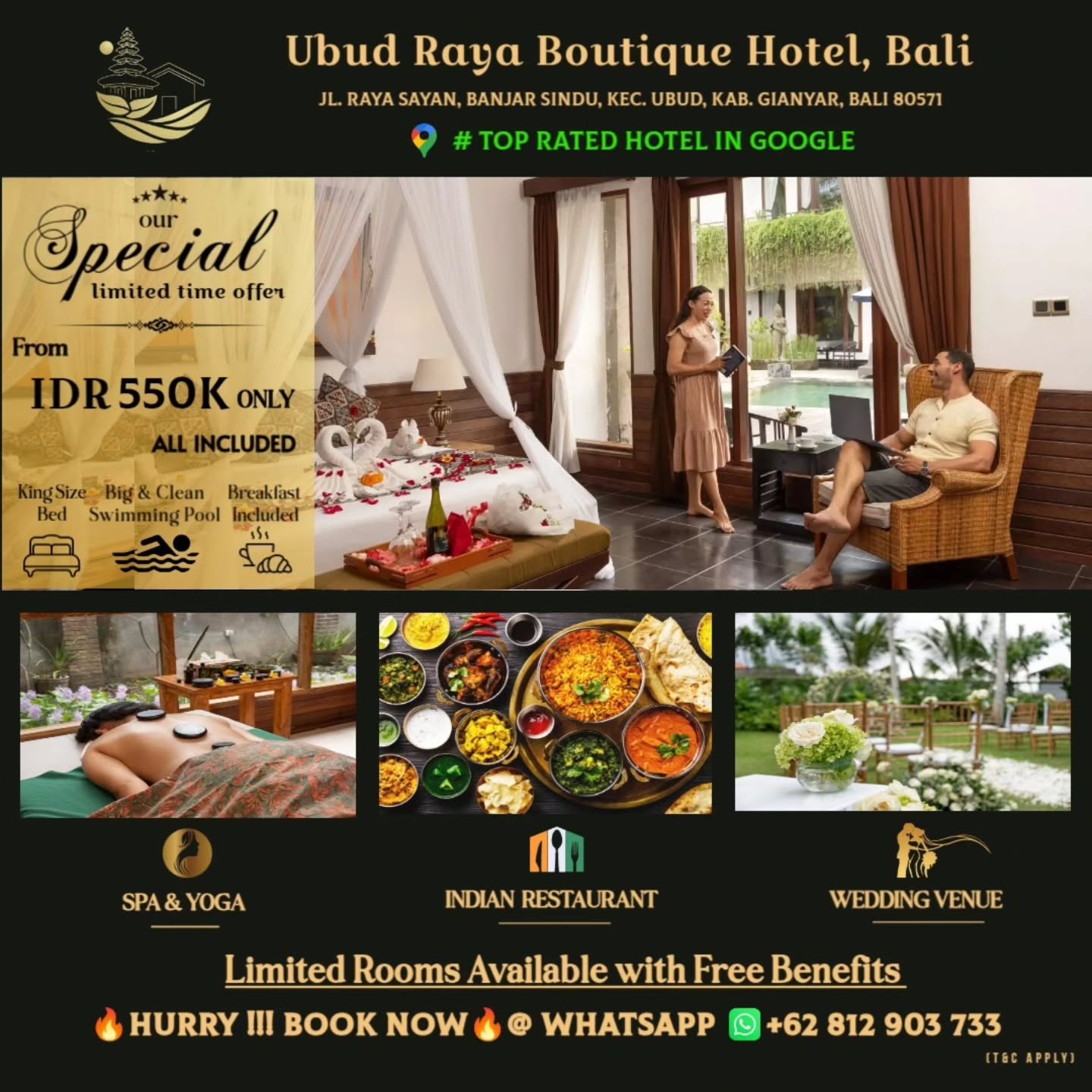 Ubud Raya Resort Group Facebook ad