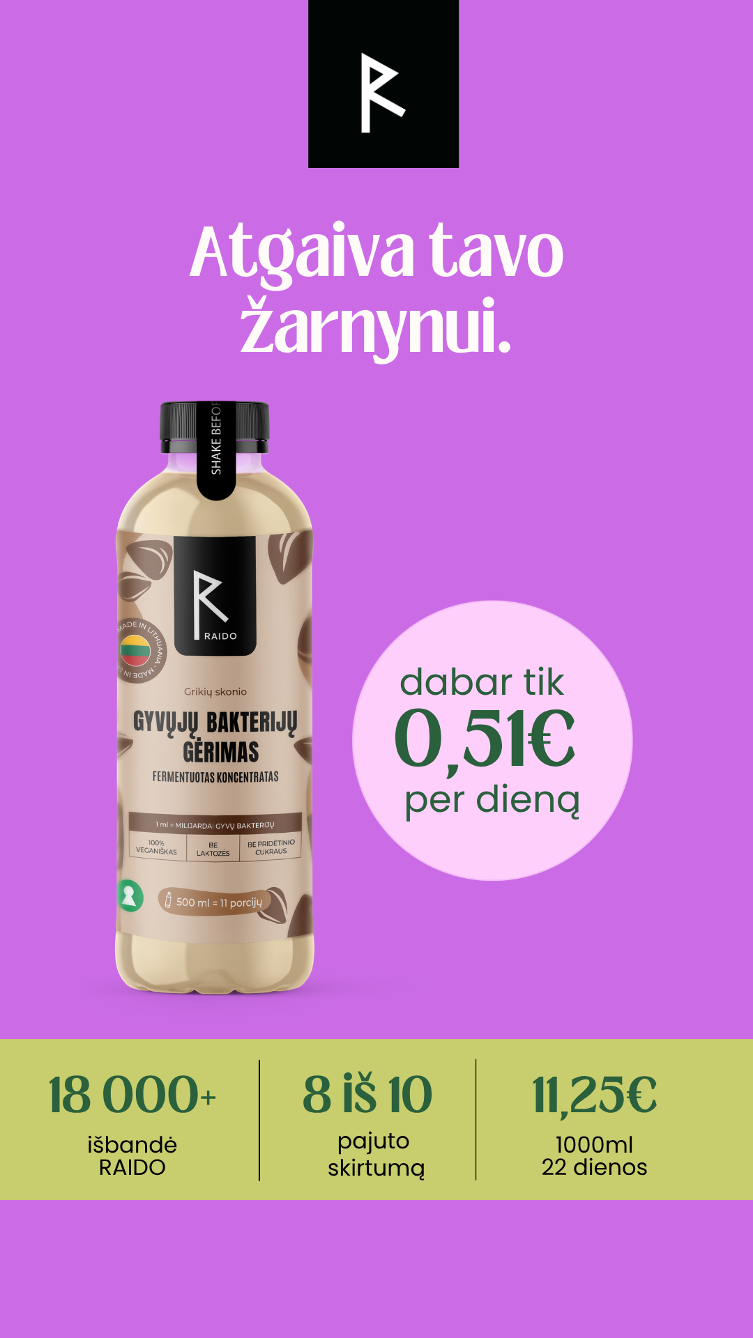 Raido.lt Facebook ad