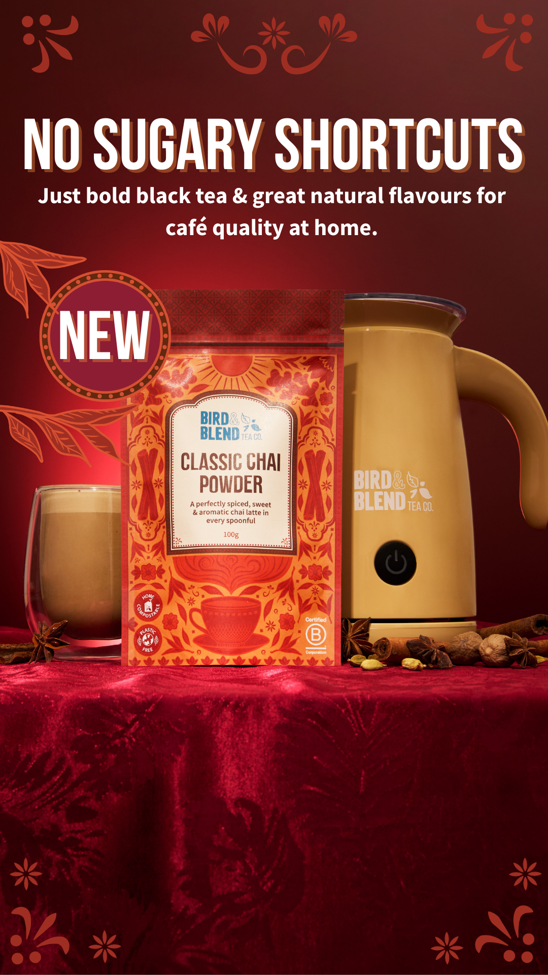 Bird & Blend Tea Co. Facebook ad