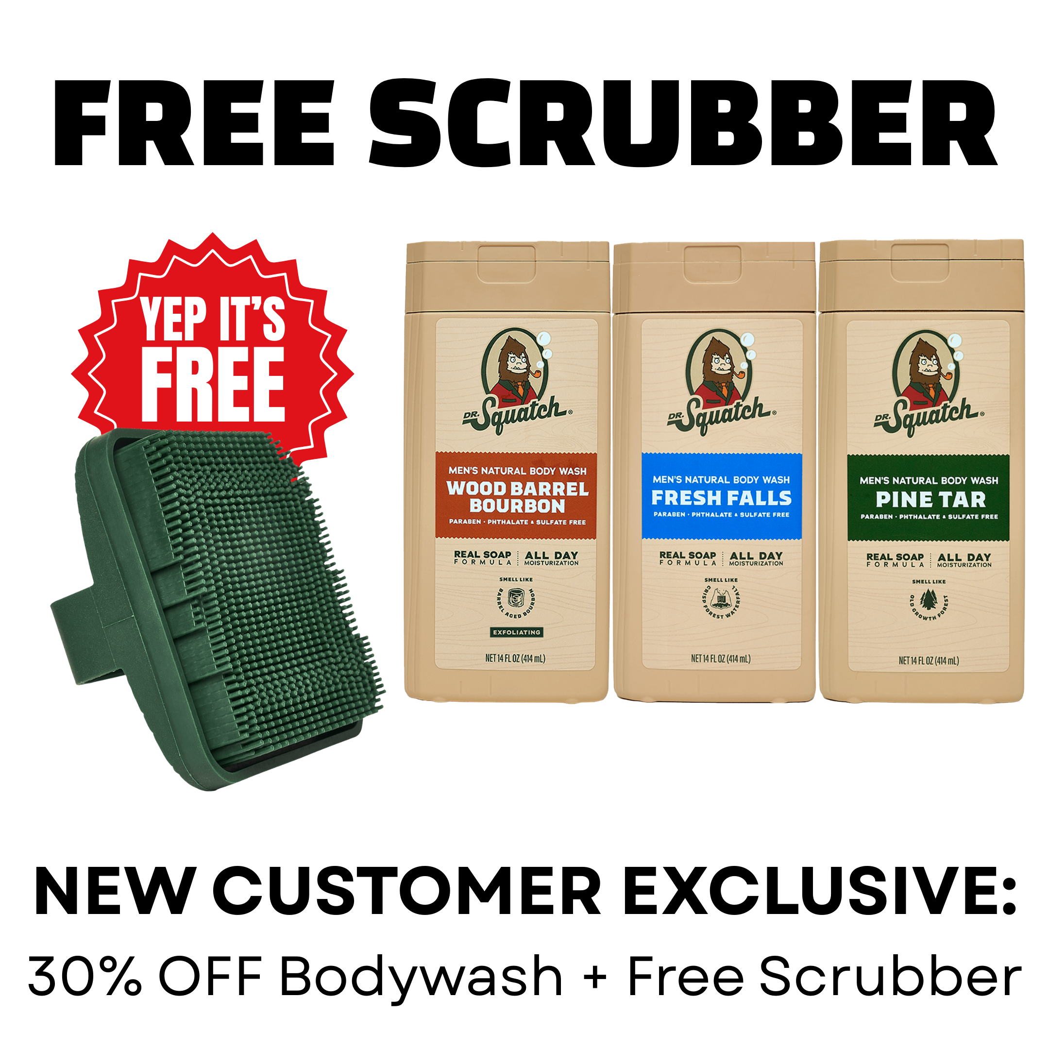 Dr. Squatch Facebook ad