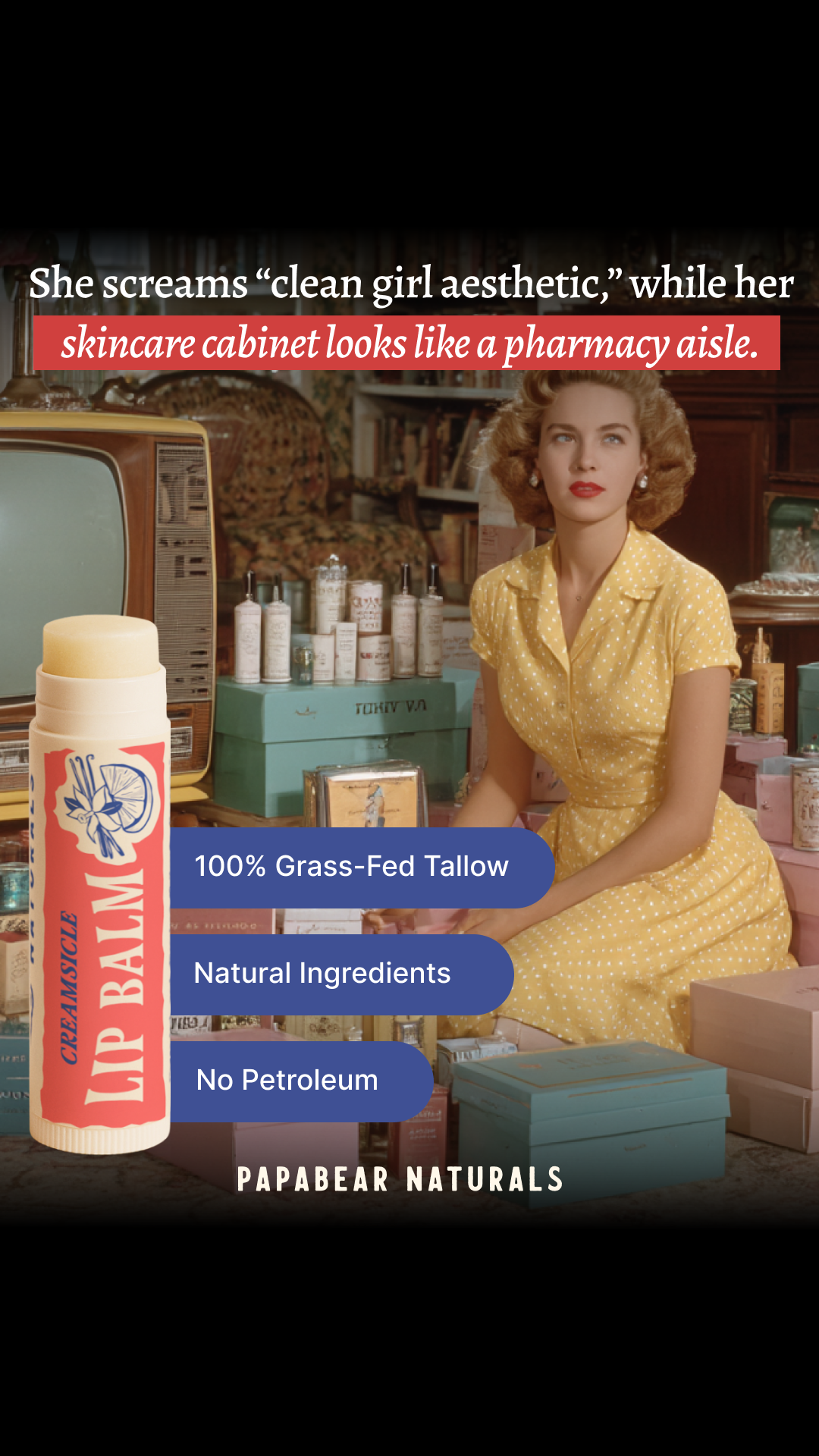 Papabear Naturals Facebook ad