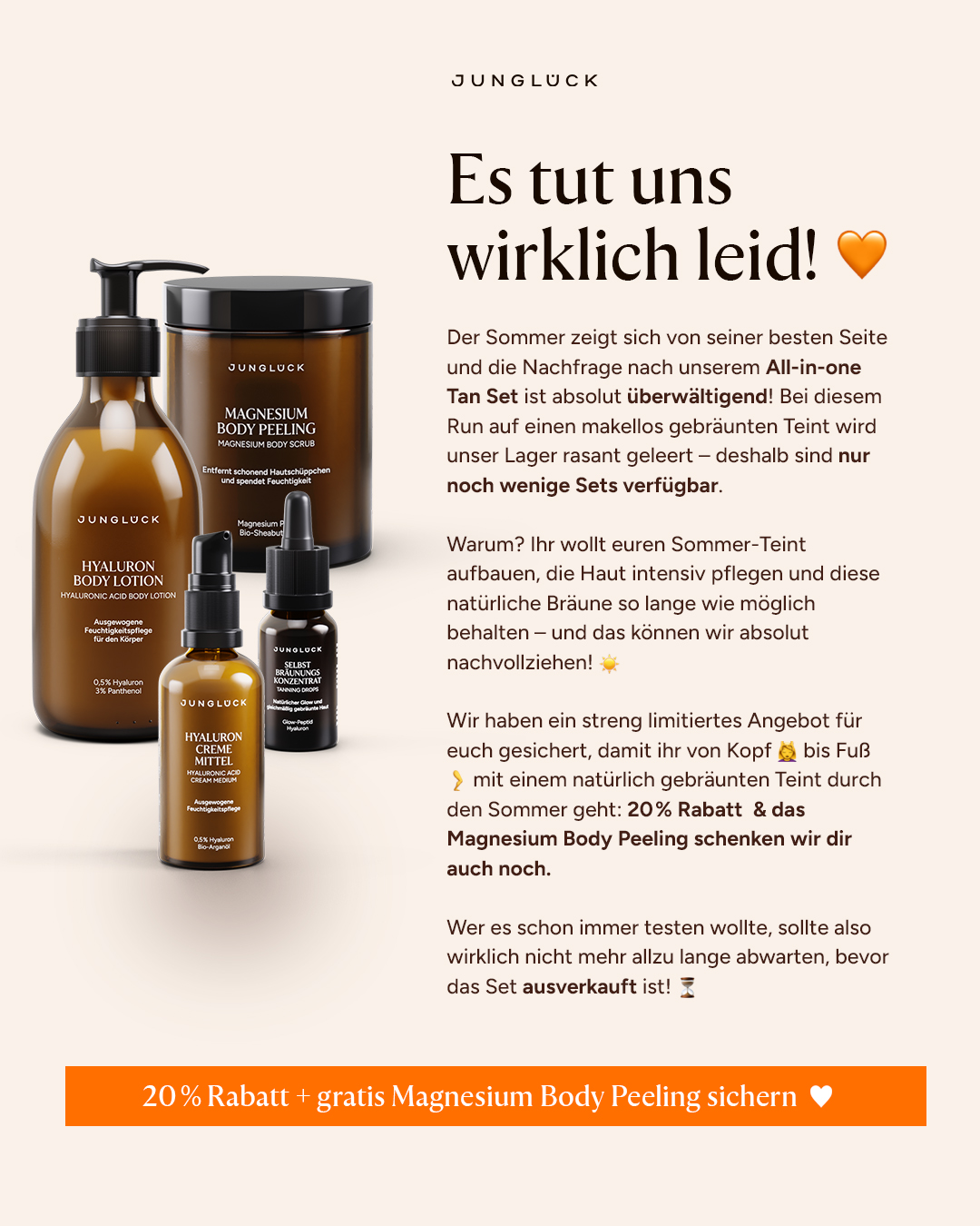 Junglück Facebook ad