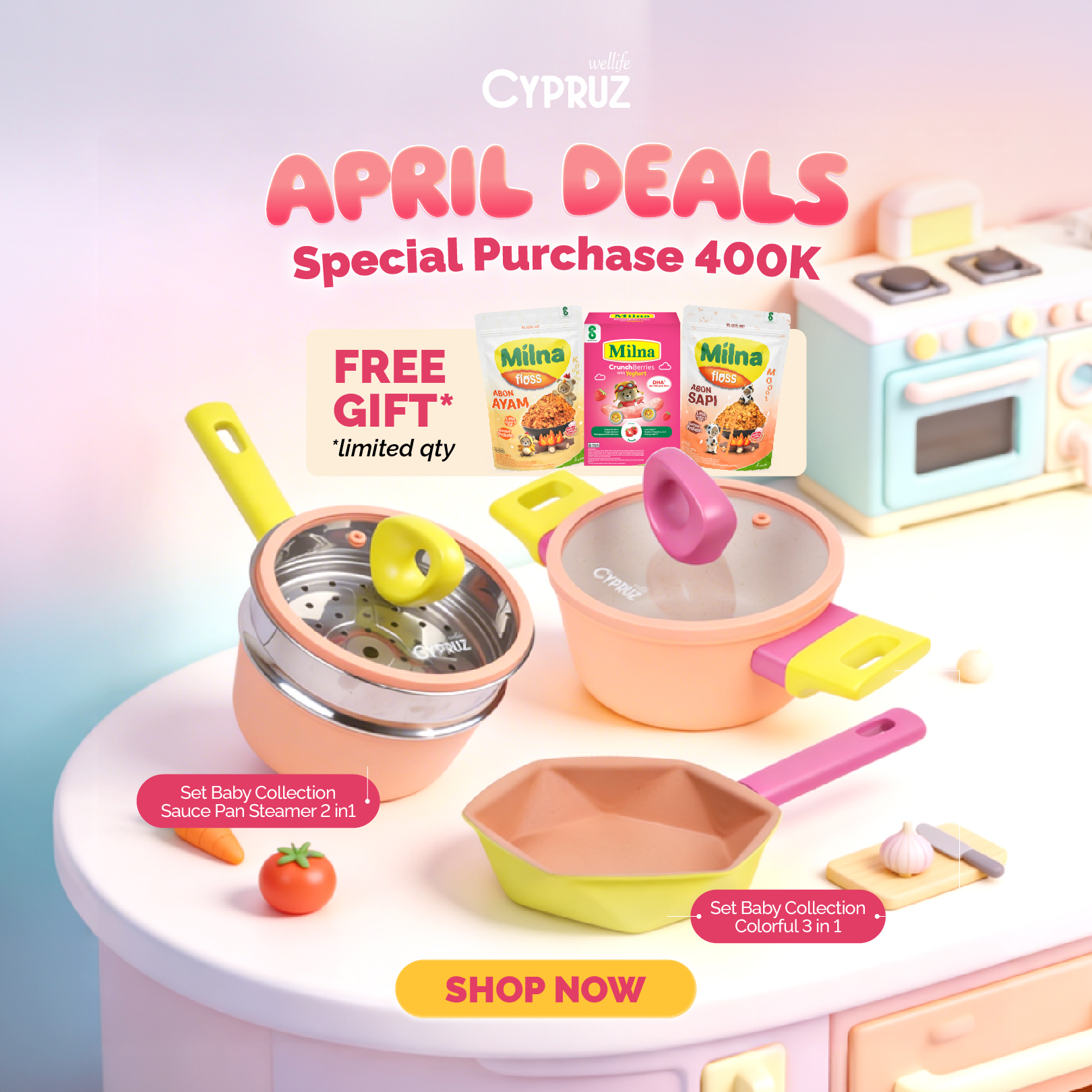 Cypruz Kitchenware Facebook ad
