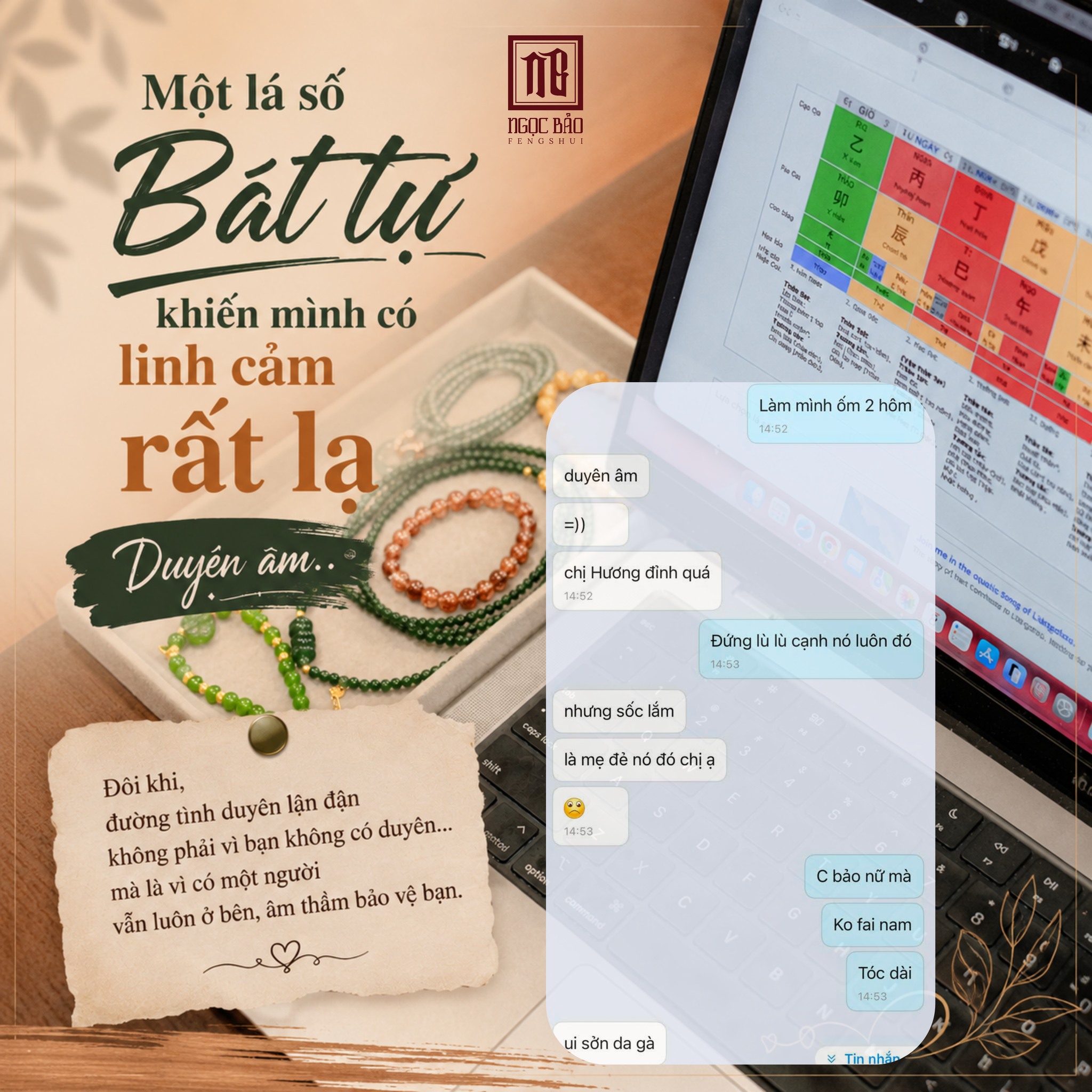 Thu Hương Daily Facebook ad: Mình chỉ tình cờ luận Bát tự… nhưng…