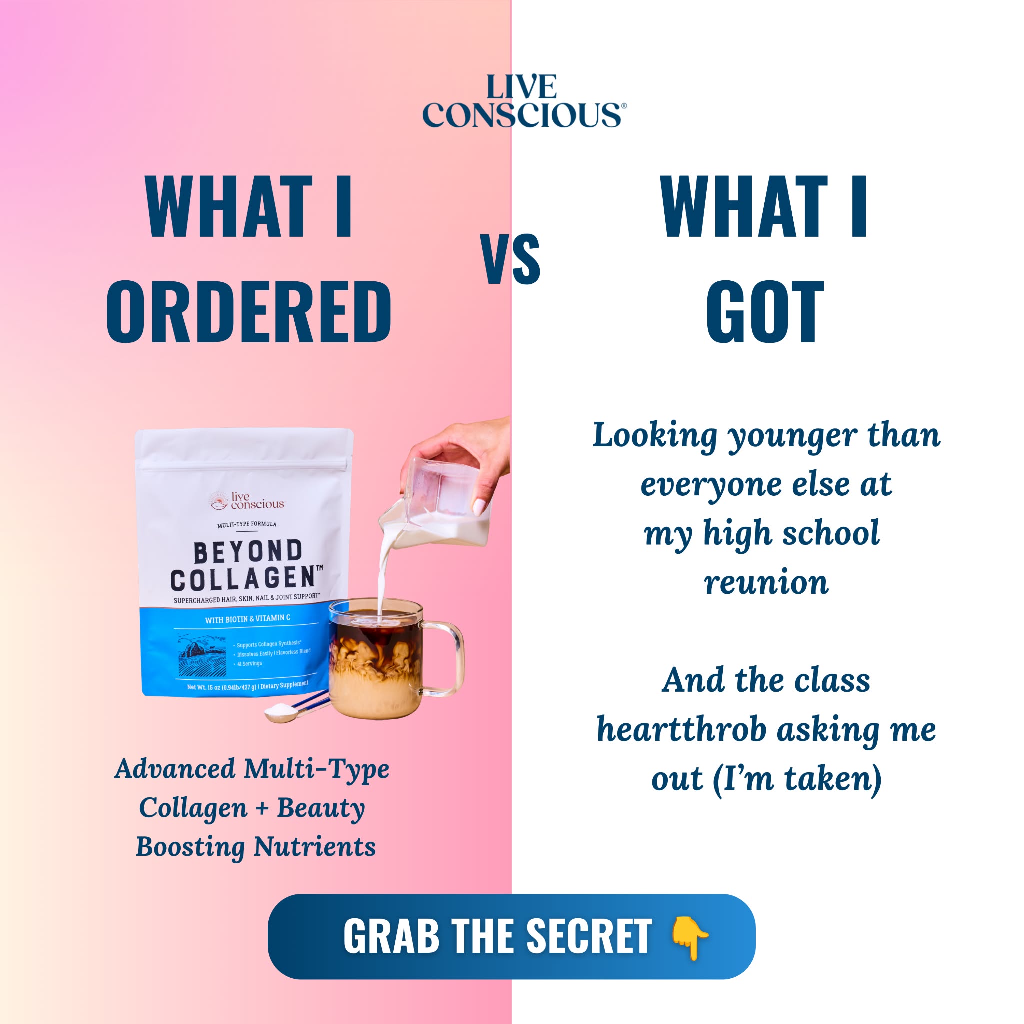 Live Conscious Facebook ad