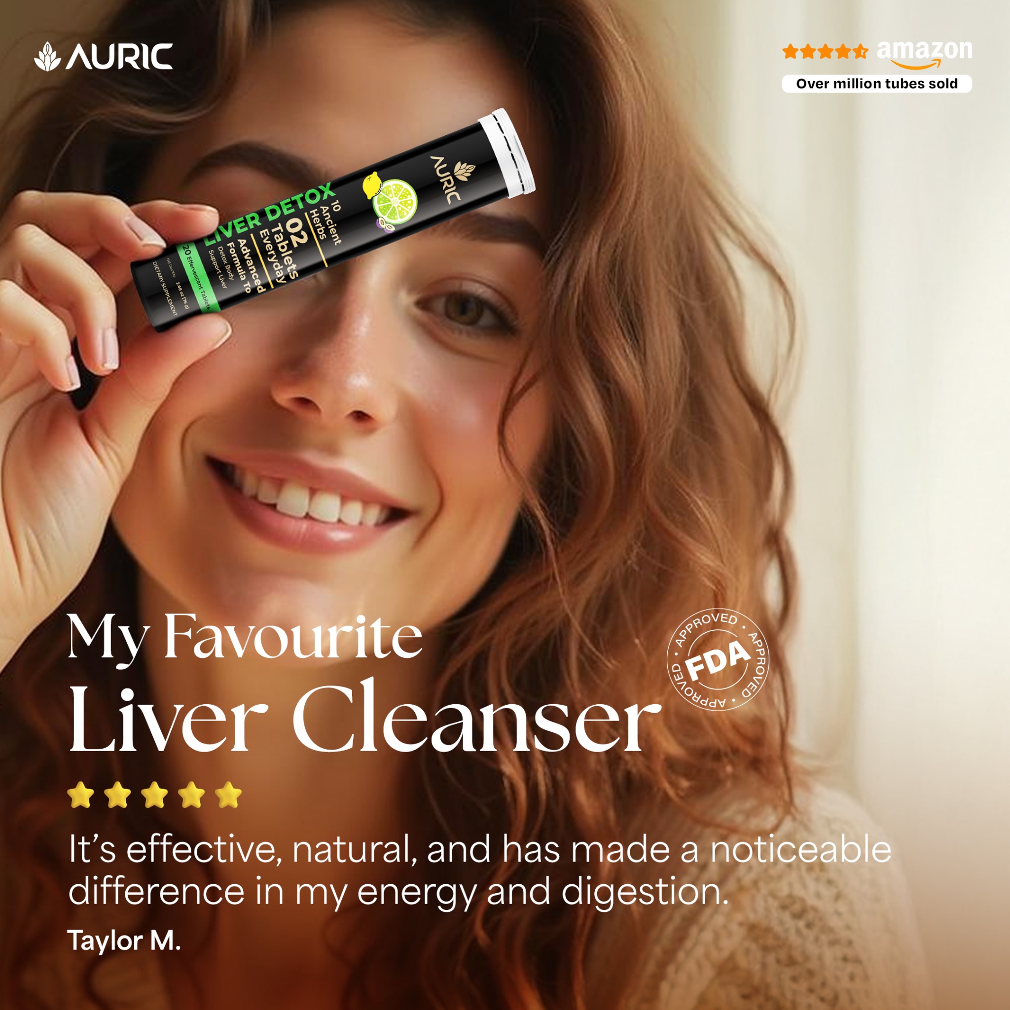 Auric Performance Booster Facebook ad