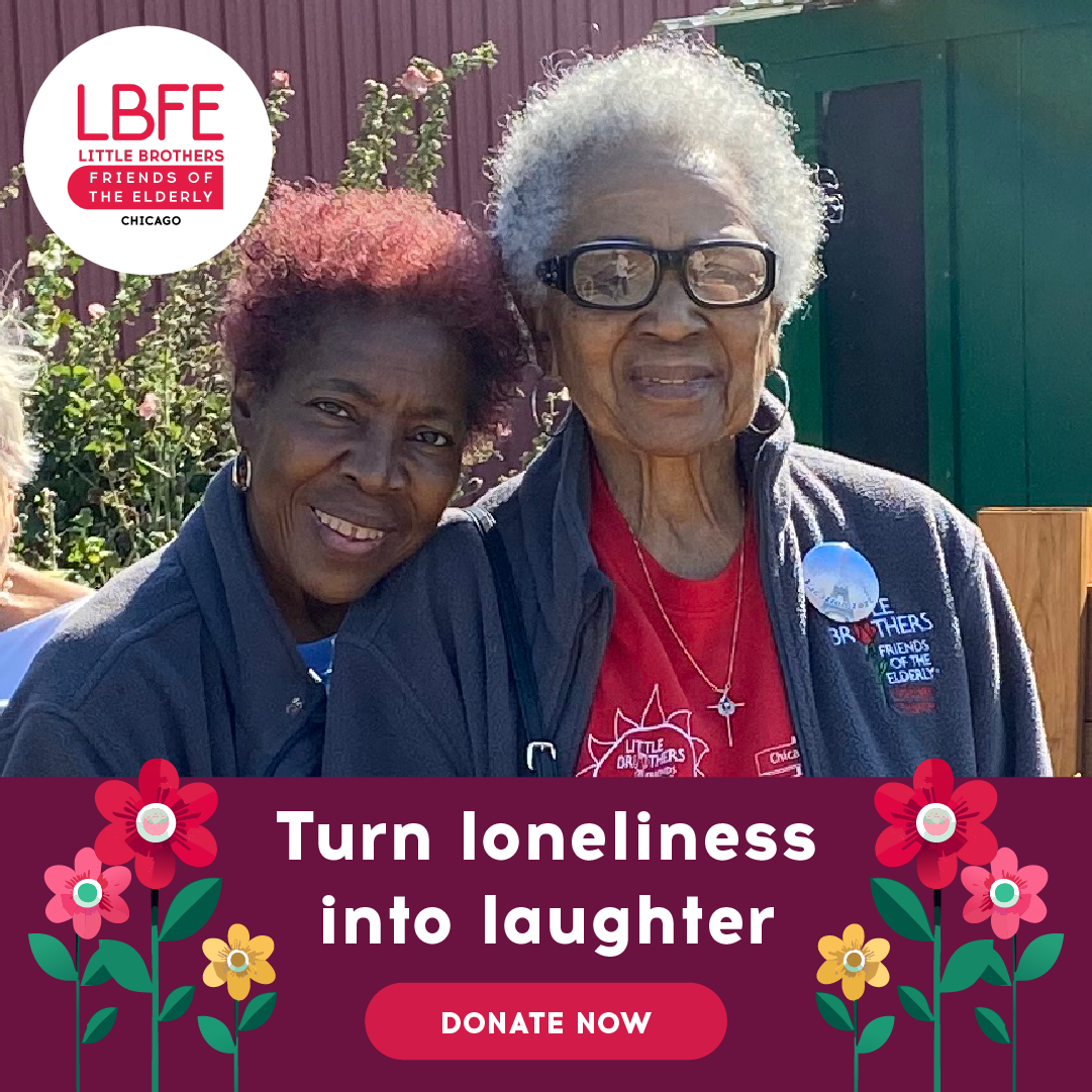 Little Brothers - Friends of the Elderly Chicago Facebook ad: Sign Up for our E-Newsletter Today