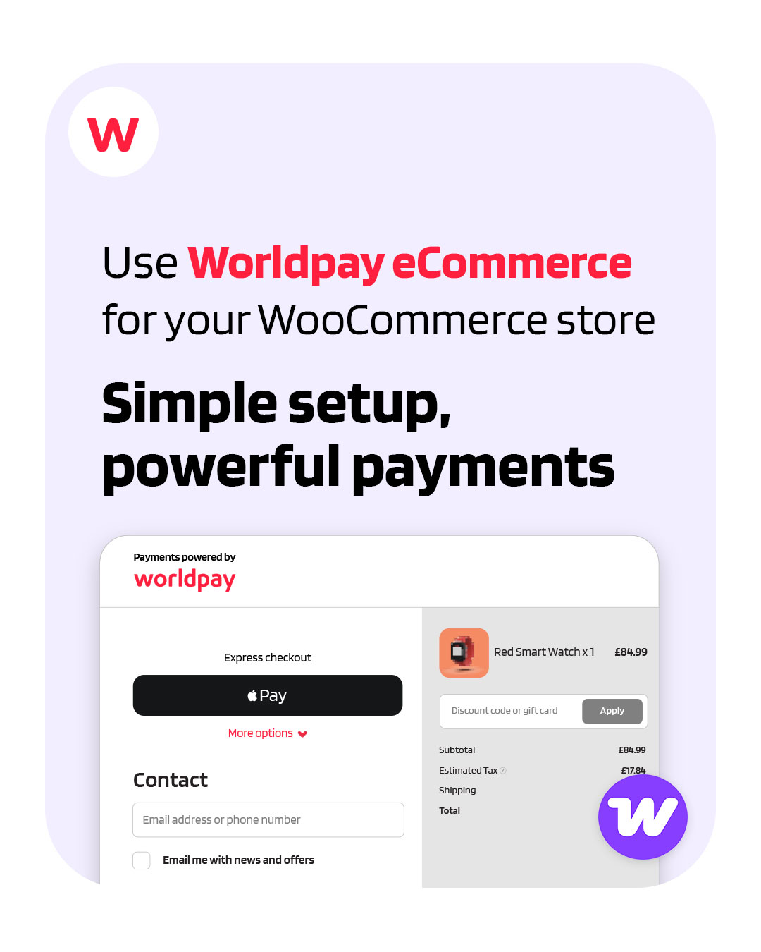 Worldpay Facebook ad: With the free, ready-to-use Worldpay plugin, you can…