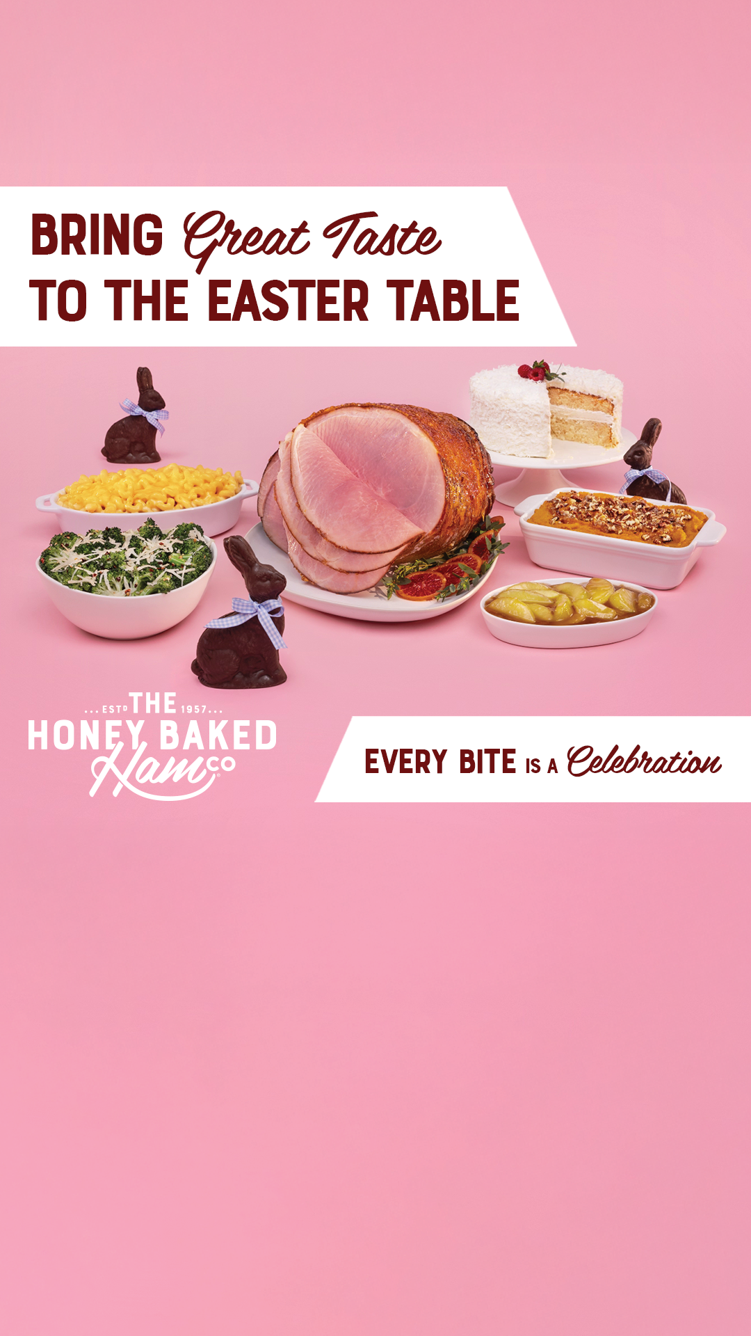 The Honey Baked Ham Company Facebook ad from Mar 9, 2026