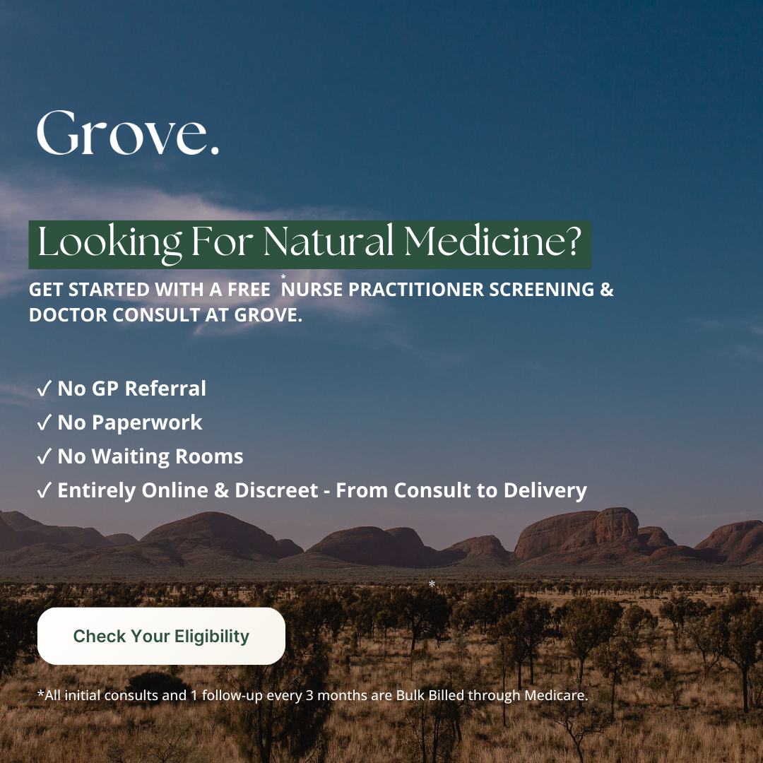 Grove Health Facebook ad: Grove, as simple as 1,2,3