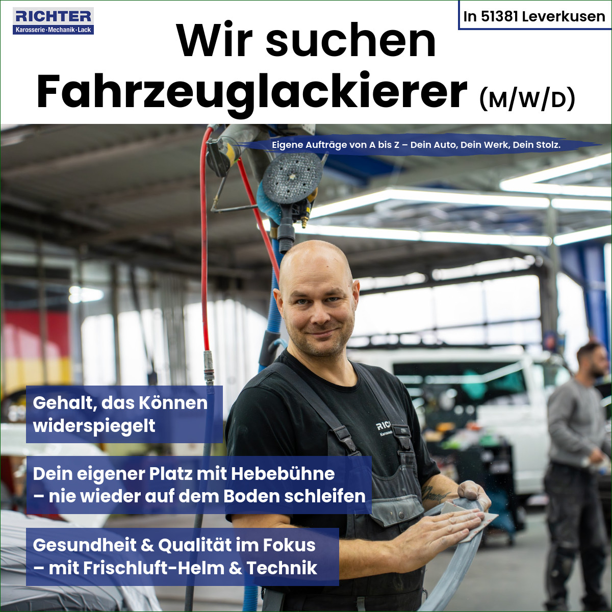 Richter Leverkusen - Jobs Facebook ad