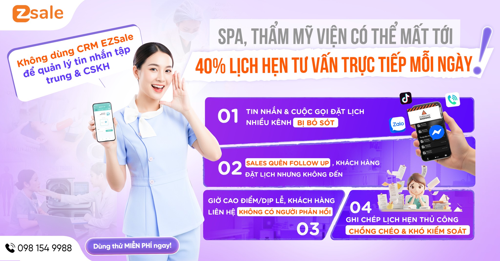EZSale Facebook ad: 𝟒𝟎% 𝐥𝐢̣𝐜𝐡 𝐡𝐞̣𝐧, đ𝐚̣̆𝐭 𝐝𝐢̣𝐜𝐡 𝐯𝐮̣ có thể…