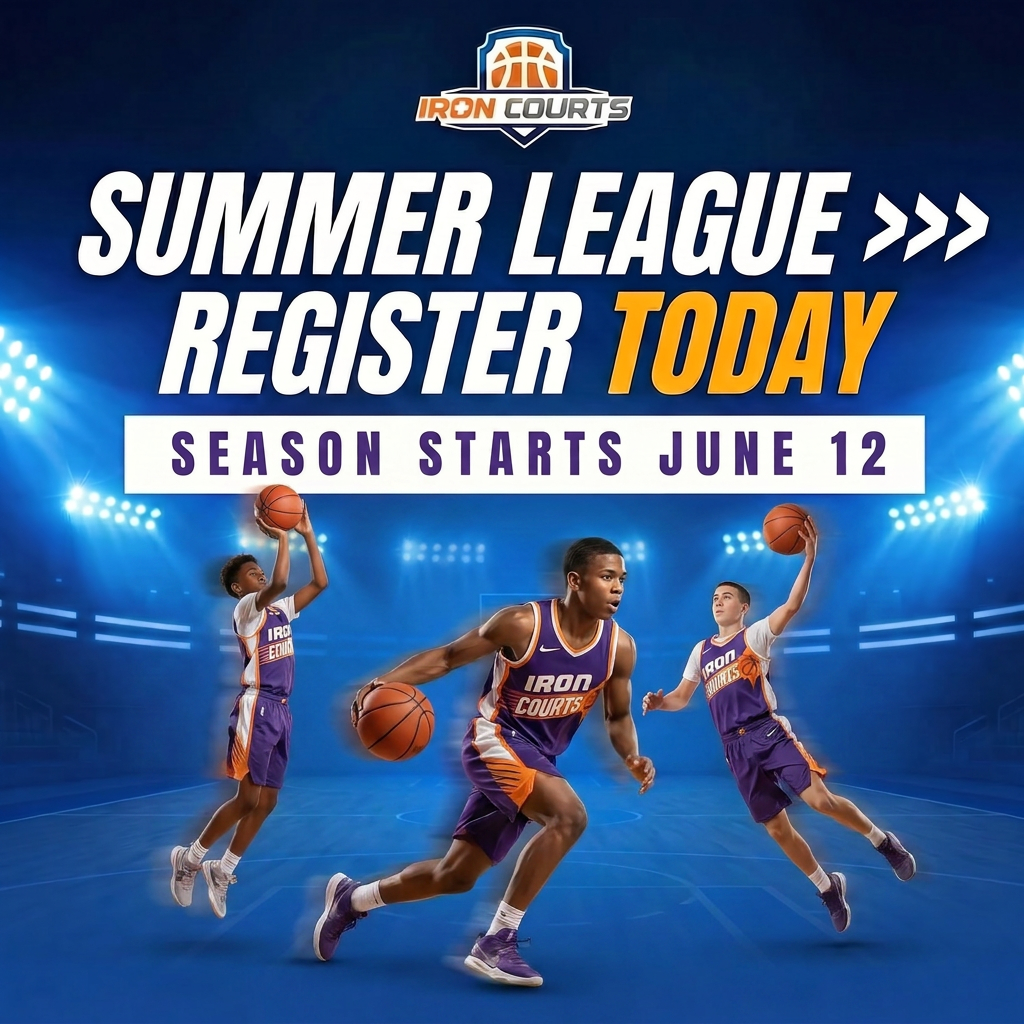 Iron Courts Facebook ad: There is Still Time to Sign Up For Summer League