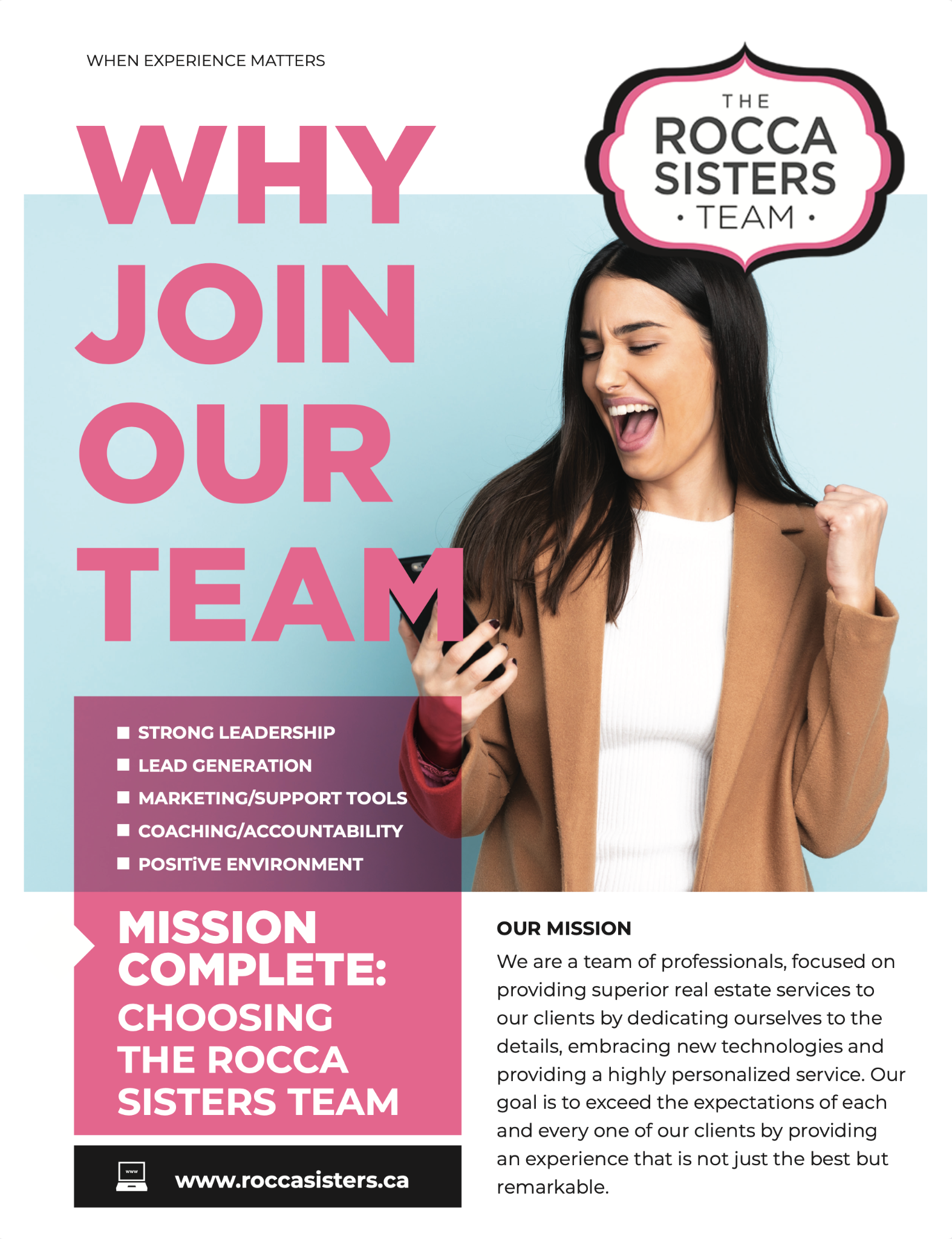 Rocca Sisters Facebook ad: Book a Call With Us Today!