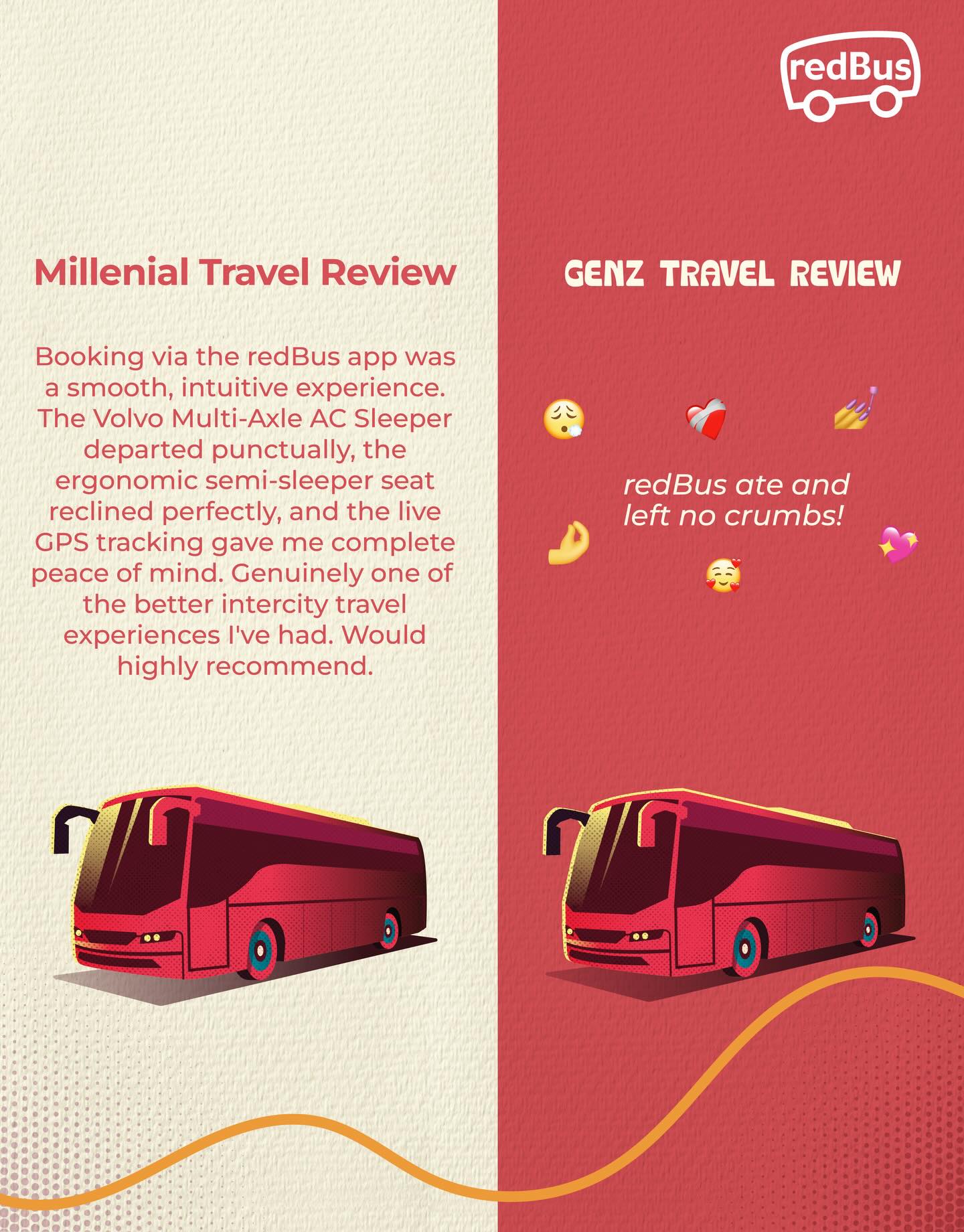 redBus Facebook ad
