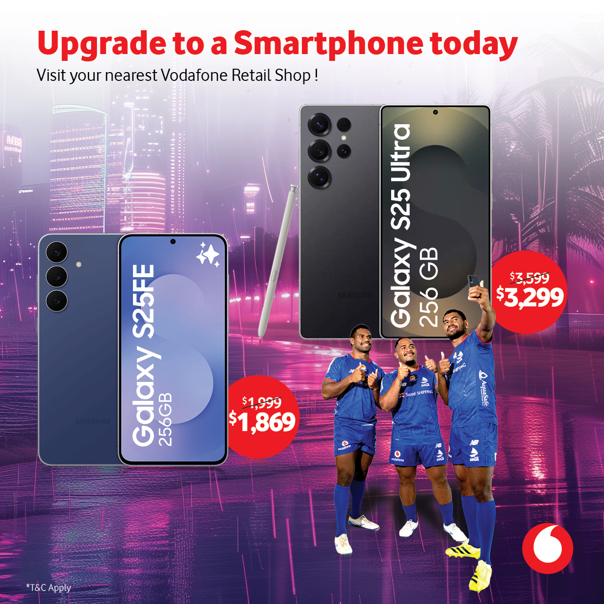 Vodafone Fiji Facebook ad