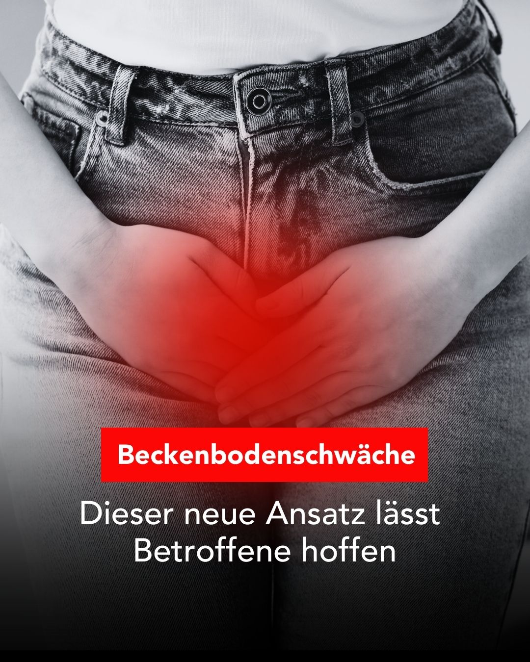 Beckenboden Behandlung Facebook ad