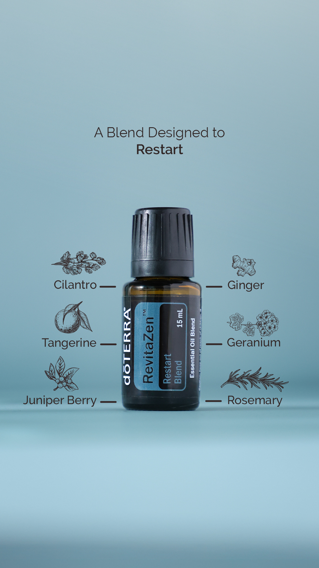 doTERRA Essential Oils Australia Facebook ad: Your NEW daily restart